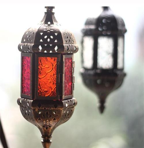 柔软时光 摩洛哥创意铁艺烛台