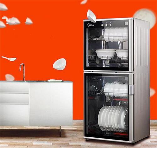 Midea/美的 家用立式消毒柜碗柜双门大容量