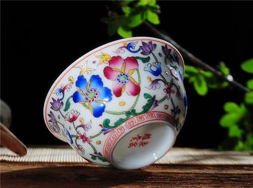 枭窑 景德镇陶瓷手绘茶杯