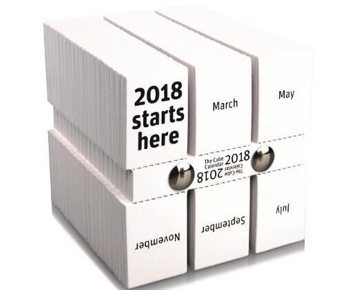 悦读家 The Cube Calendar 2018魔方日历