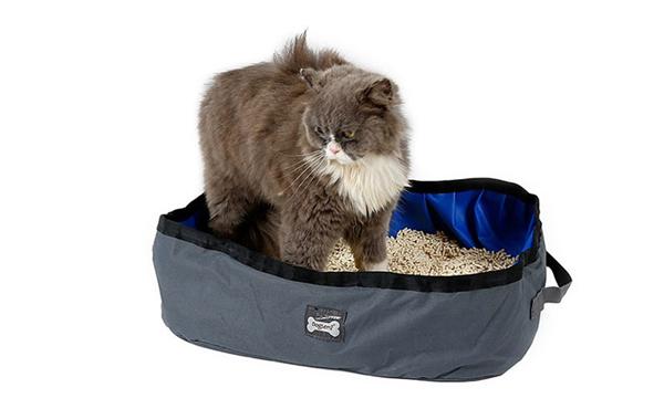 多乐米 便携式可折叠猫砂盆