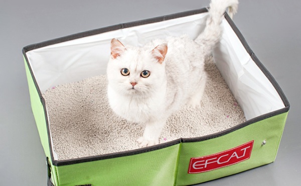 EFCAT 便携式可折叠猫砂盆