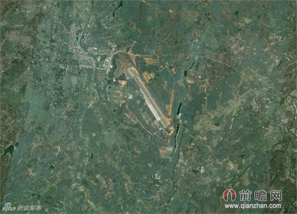 中国海航部队基地遭卫星曝光 歼-7数量令人震