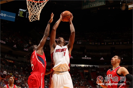 热火VS老鹰激战赛况:韦德休战 波什发飙神勇盖