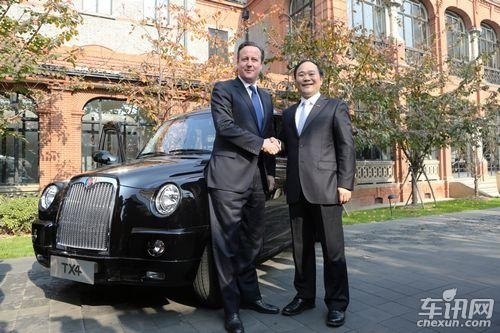 英国首相卡梅伦致谢李书福:拯救了英国出租车
