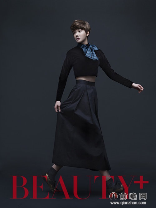 <em>JunJin</em>前<em>女友</em>李诗英 中性风时尚写真似张天天(