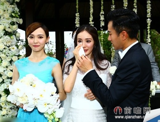 杨幂与刘恺威的结婚照_赵薇的结婚照_明星们