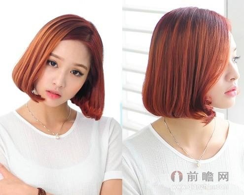 2014日系女生短发烫发发型显瘦时髦最抢眼_前瞻