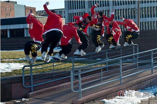 国外连贯动作摄影 记录瞬间运动轨迹_前瞻图片
