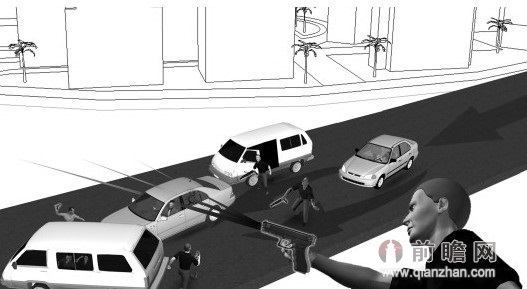 珠海黑社会闹市上演追车枪战连开8枪 如谍战大