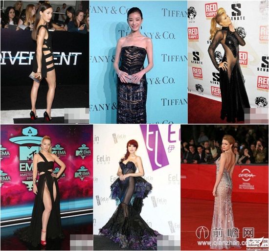《分歧者》首映会Maggie Q<em>不穿内裤</em>走红毯秒