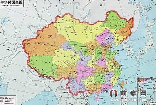 默克尔送地图引关注 1735年中国领土面积世界第一图片