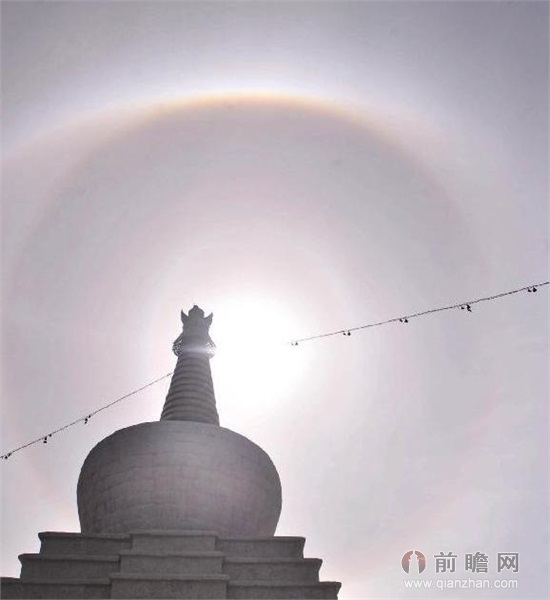 拉萨出现日晕奇观超4小时 藏族习俗中代表大吉