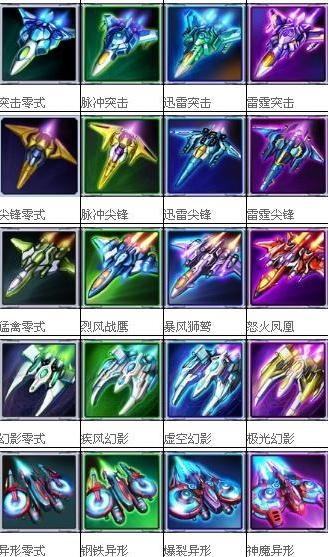 雷霆战机装备搭配图解大全排行最新豪华版攻略