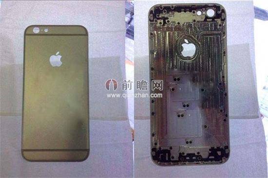 最新iphone6正/背面完全曝光 苹果6后壳logo变镂空