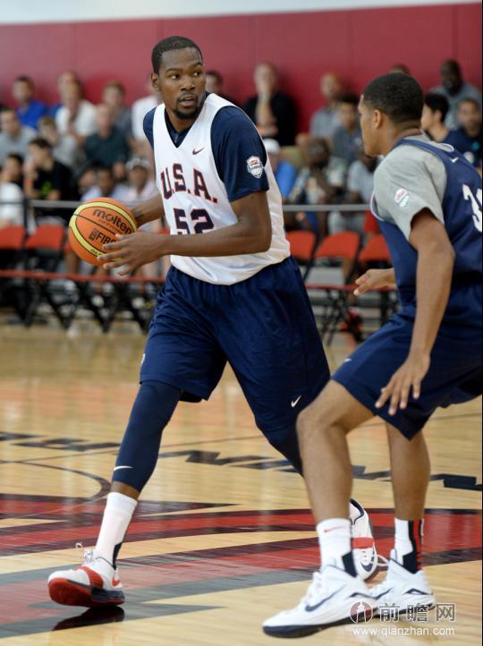 美国男篮赌城备战2014西班牙男篮世界杯 杜兰
