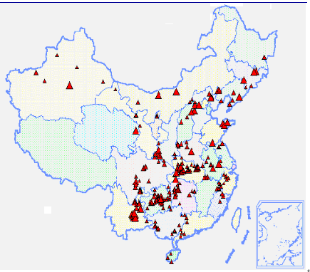 我国磷矿石分布地区(单位:%)