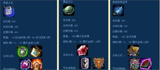 lol英雄联盟老玩家分享装备演化史 盘点那些曾