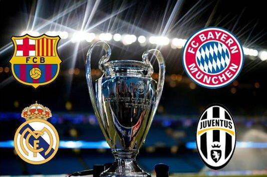 欧冠半决赛抽签直播:巴萨皇马拜仁尤文捉对厮