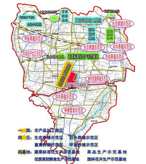 河北唐山玉田县农业科技园规划案例