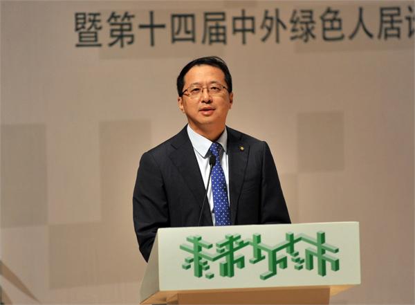 招商蛇口常务副总经理朱文凯发布未来城市创新倡议(供图/招商蛇口)