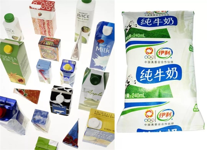 (图片说明:利乐砖,利乐枕为液体食品提供了安全无菌,济环保的包装.