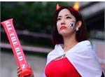 韩国VS比利时精彩图集 威尔通亨绝杀 韩国美女球迷落泪