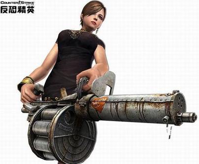 csol新武器铁皮人机枪和胆小狮子手枪及稻草人十字镐属性介绍及图鉴