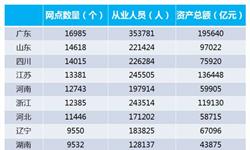 2015年我国<em>金融</em>机构营业网点共22.07万个  广东省最多