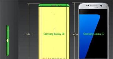 三星S8 Plus设计图泄露：6.3英寸2K显示屏 超高屏占比