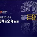 微博公布2016年度财报营收创新高 社交行业还有很大潜力可挖