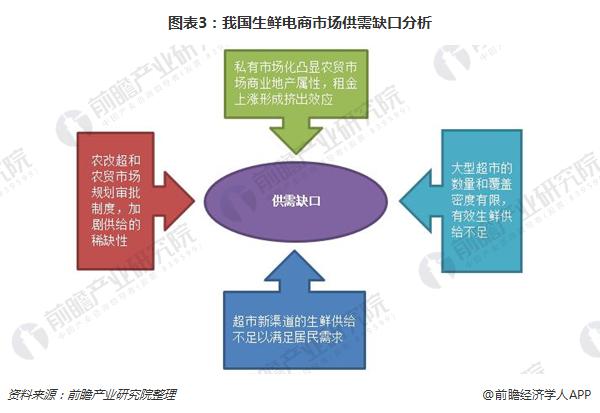 图表3：我国生鲜电商市场供需缺口分析