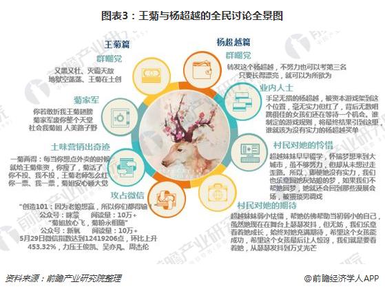 图表3：王菊与杨超越的全民讨论全景图