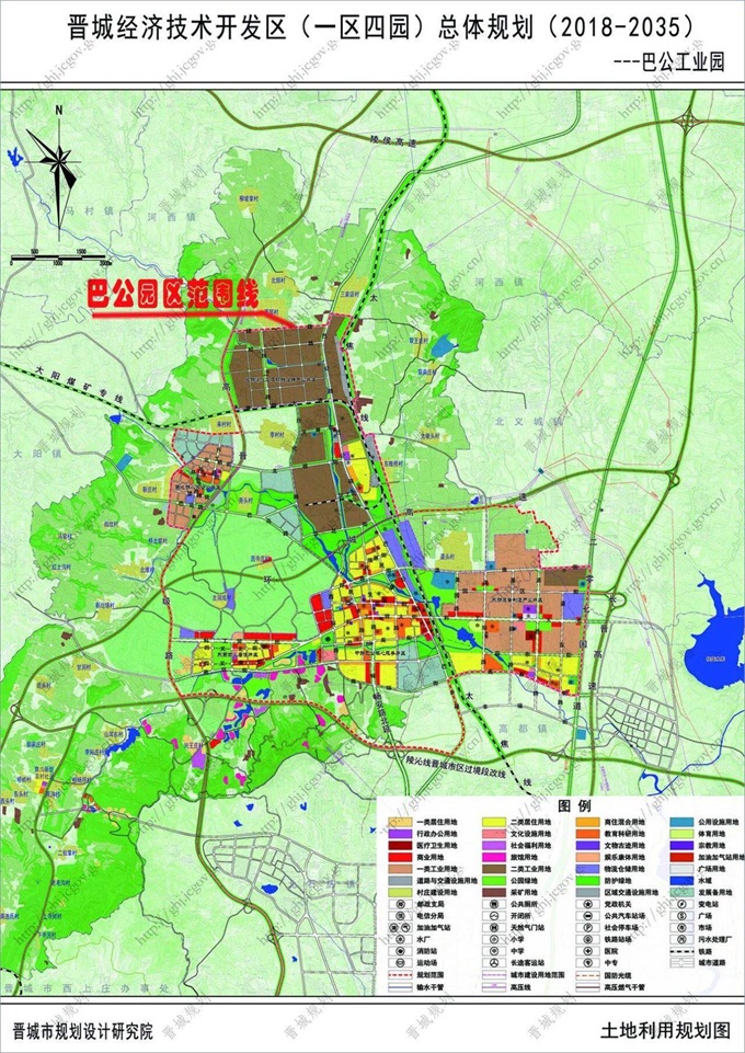晋城市金村新区规划图图片