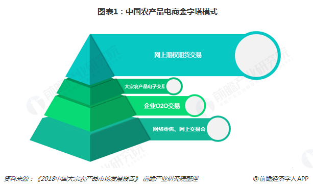  图表1：中国农产品电商金字塔模式  