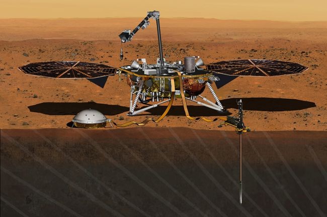 火星正展开鼹鼠营救任务 洞察号成功移除支撑结构