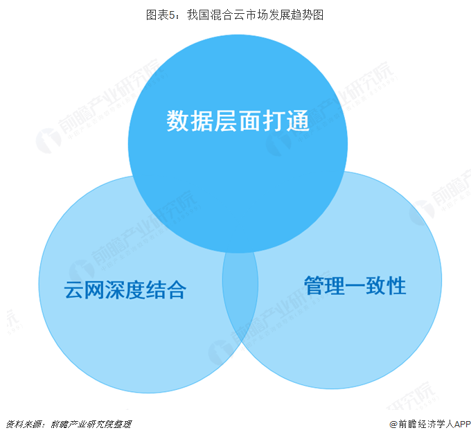 图表5：我国混合云市场发展趋势图  