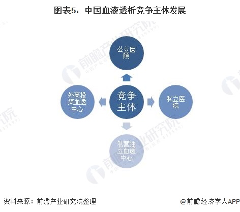 图表5：中国血液透析竞争主体发展