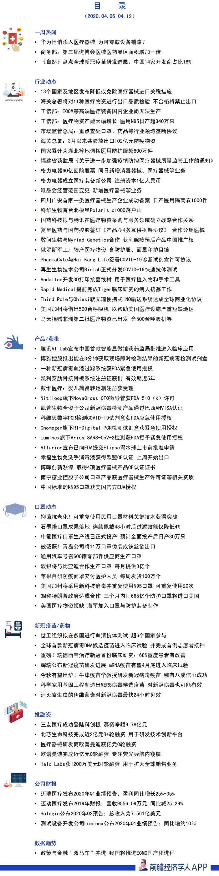 怎么关闭医用转运机前瞻医疗器械产业全球周报21期：华为悄悄杀入医疗器械，全球已有115种候选疫苗_https://www.jmylbn.com_新闻资讯_第2张