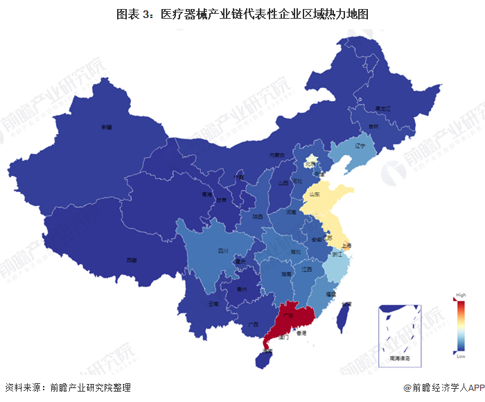 江南app官方网站【干货】疗养器材行业财产链全景梳理及要点地区剖析(图3)