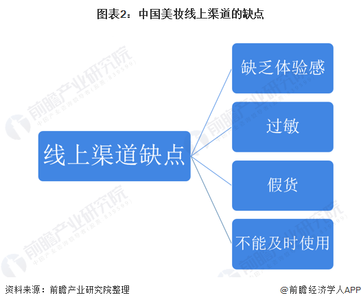 圖表2：中國(guó)美妝線上渠道的缺點(diǎn)