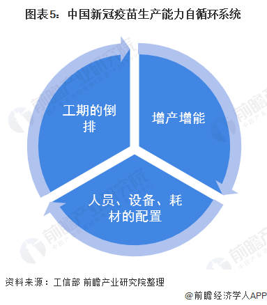 图表5：中国新冠疫苗生产能力自循环系统