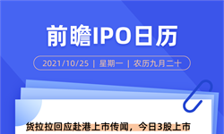 IPO日歷 | 貨拉拉回應(yīng)赴港上市傳聞，今日3股上市