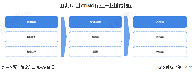图表1：肽CDMO行业产业链结构图