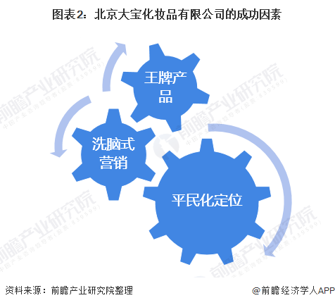 图表2：北京大宝化妆品有限公司的成功因素