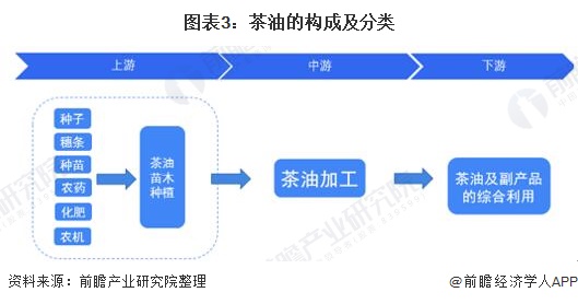 图表3：茶油的构成及分类