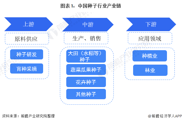 图表1：中国种子行业产业链