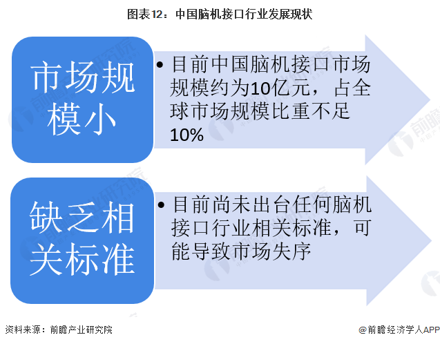 图表12：中国脑机接口行业发展现状