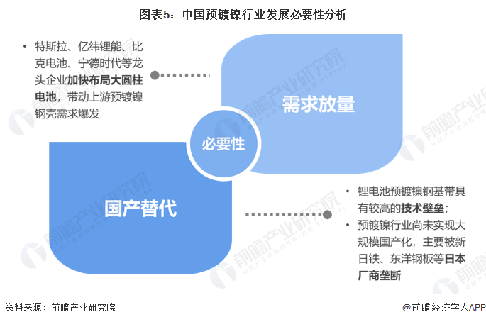图表5：中国预镀镍行业发展必要性分析
