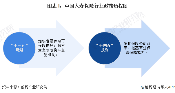 图表1：中国人寿保险行业政策历程图
